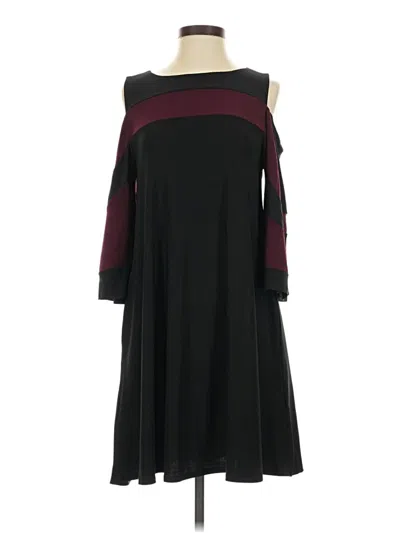 Pre-owned Nina Leonard Casual Dress In Black