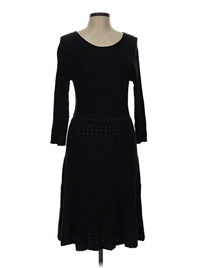 Pre-owned Nina Leonard Casual Dress In Black