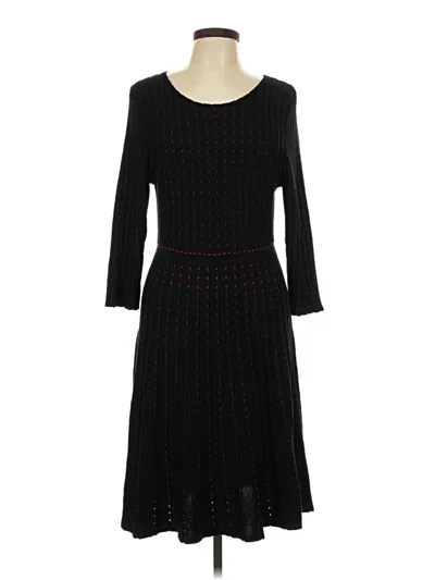 Pre-owned Nina Leonard Casual Dress In Black