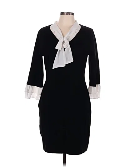 Pre-owned Nina Leonard Casual Dress In Black