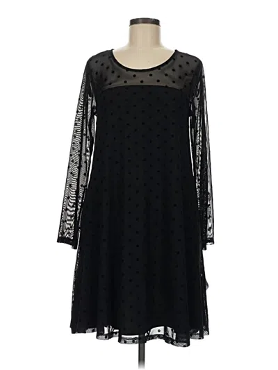 Pre-owned Nina Leonard Casual Dress In Black