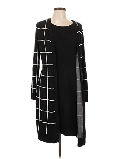 Pre-owned Nina Leonard Casual Dress In Black