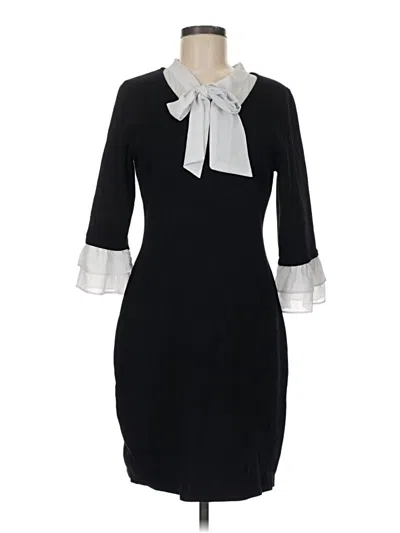 Pre-owned Nina Leonard Casual Dress In Black