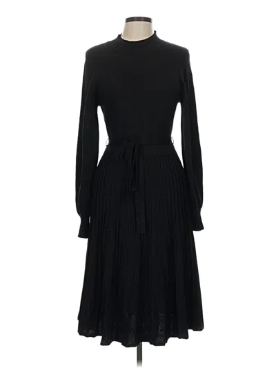 Pre-owned Nina Leonard Casual Dress In Black