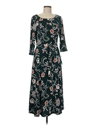 Pre-owned Nina Leonard Casual Dress In Black