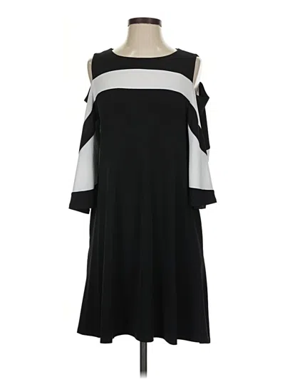 Pre-owned Nina Leonard Casual Dress In Black
