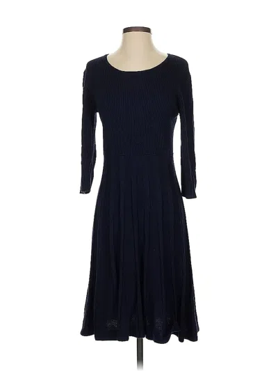 Pre-owned Nina Leonard Casual Dress In Blue