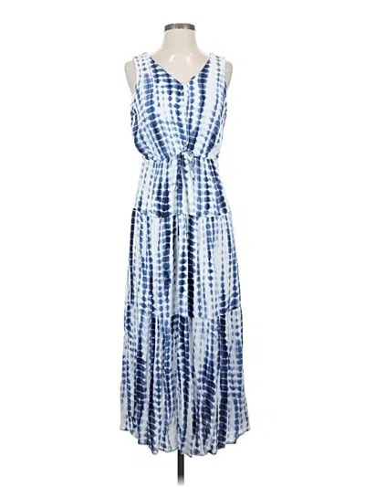 Pre-owned Nina Leonard Casual Dress In Blue