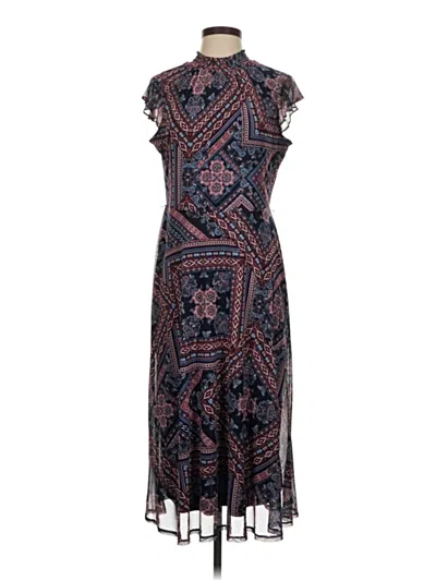 Pre-owned Nina Leonard Casual Dress In Blue