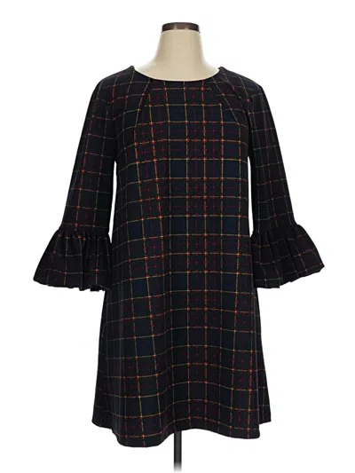 Pre-owned Nina Leonard Casual Dress In Blue