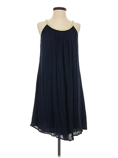 Pre-owned Nina Leonard Casual Dress In Blue