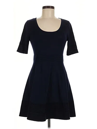 Pre-owned Nina Leonard Casual Dress In Blue