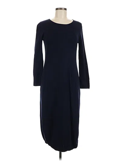 Pre-owned Nina Leonard Casual Dress In Blue