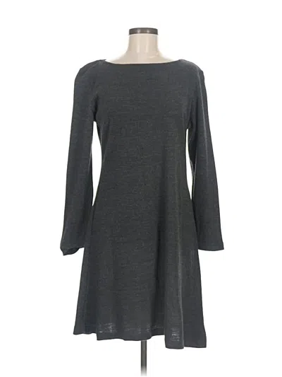 Pre-owned Nina Leonard Casual Dress In Gray