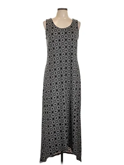 Pre-owned Nina Leonard Casual Dress In Gray