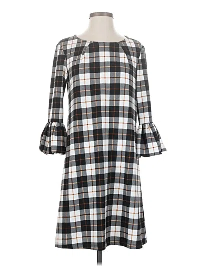 Pre-owned Nina Leonard Casual Dress In Gray