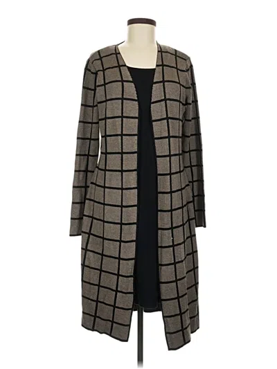 Pre-owned Nina Leonard Casual Dress In Gray