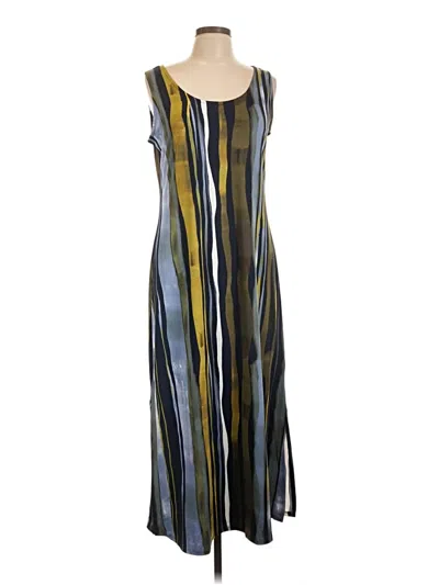Pre-owned Nina Leonard Casual Dress In Gray