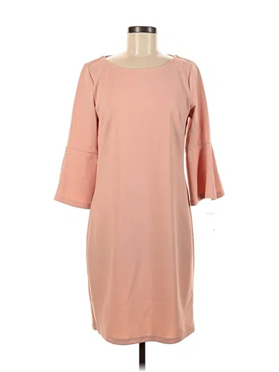 Pre-owned Nina Leonard Casual Dress In Pink
