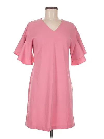 Pre-owned Nina Leonard Casual Dress In Pink