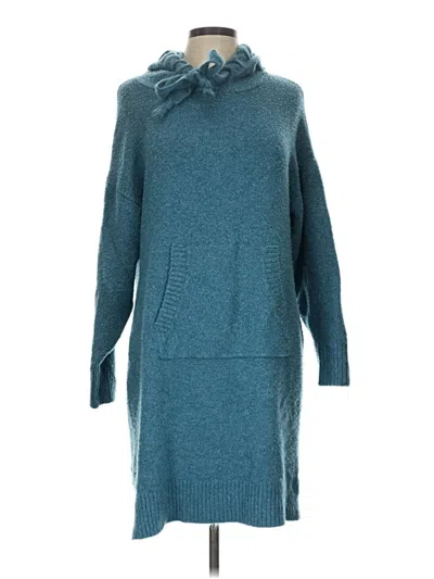 Pre-owned Nina Leonard Casual Dress In Teal
