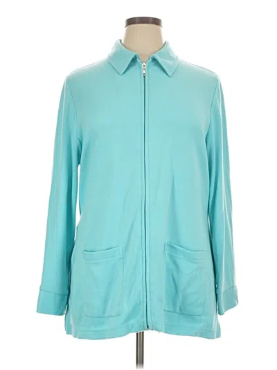 Pre-owned Nina Leonard Casual Dress In Teal
