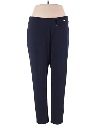 Pre-owned Nina Leonard Casual Pants In Blue