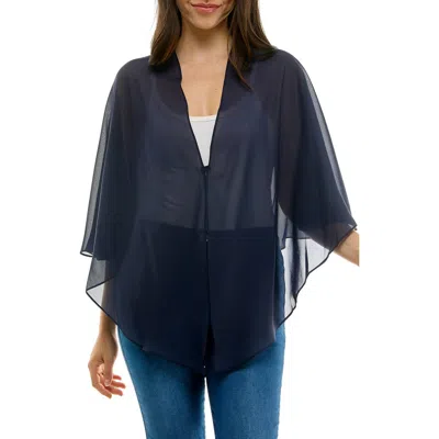 Nina Leonard Chiffon Capelet
