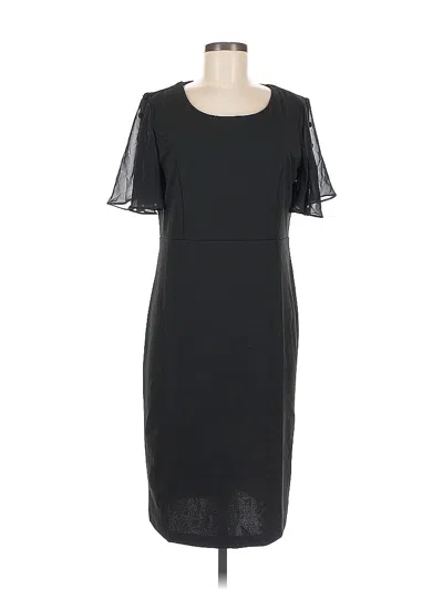 Pre-owned Nina Leonard Cocktail Dress In Black