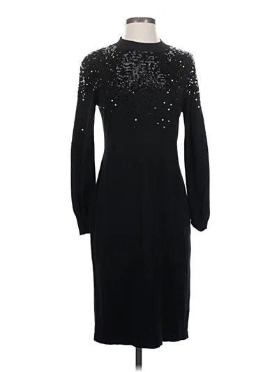 Pre-owned Nina Leonard Cocktail Dress In Black