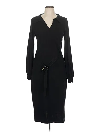 Pre-owned Nina Leonard Cocktail Dress In Black