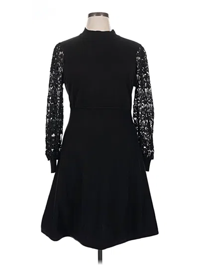 Pre-owned Nina Leonard Cocktail Dress In Black