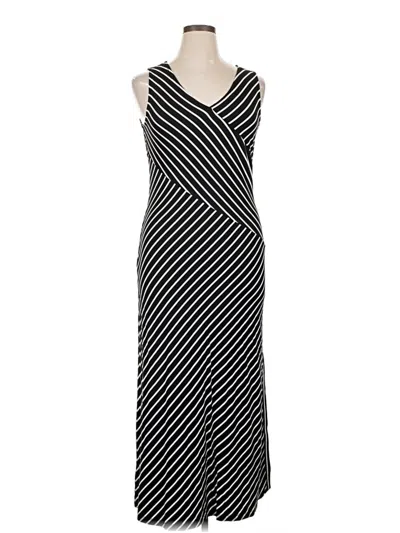 Pre-owned Nina Leonard Cocktail Dress In Black