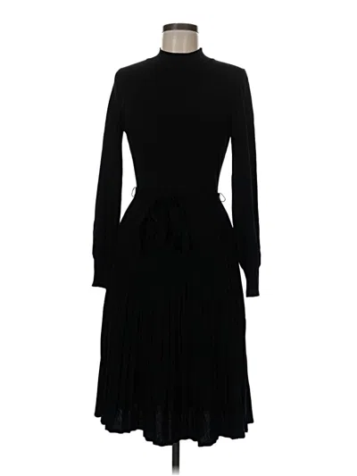Pre-owned Nina Leonard Cocktail Dress In Black