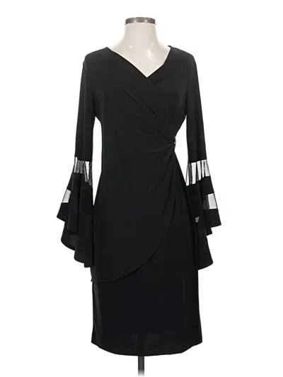Pre-owned Nina Leonard Cocktail Dress In Black