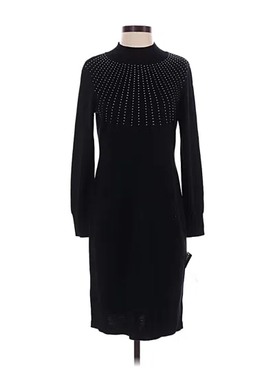Pre-owned Nina Leonard Cocktail Dress In Black