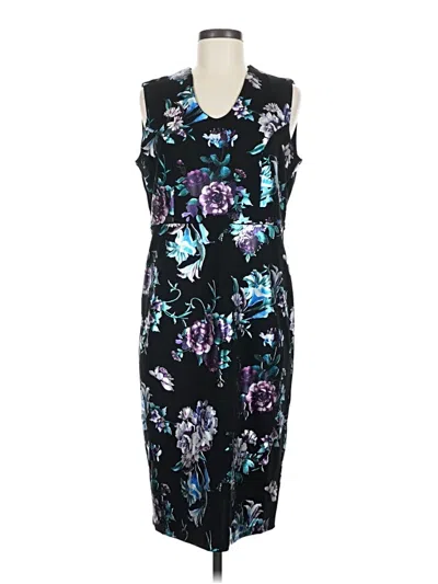 Pre-owned Nina Leonard Cocktail Dress In Black