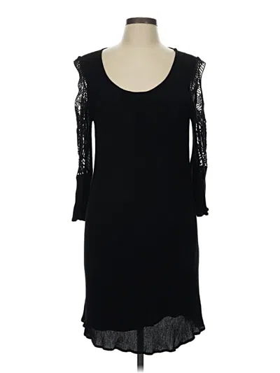 Pre-owned Nina Leonard Cocktail Dress In Black