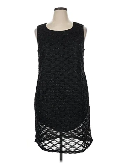 Nina Leonard Cocktail Dress In Black