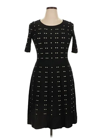 Pre-owned Nina Leonard Cocktail Dress In Black