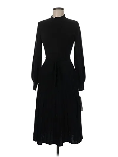 Pre-owned Nina Leonard Cocktail Dress In Black