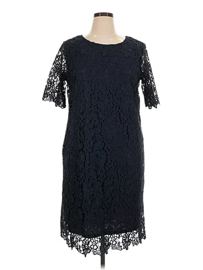 Pre-owned Nina Leonard Cocktail Dress In Black
