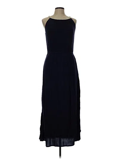 Pre-owned Nina Leonard Cocktail Dress In Blue