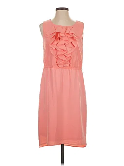 Pre-owned Nina Leonard Cocktail Dress In Pink