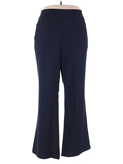 Pre-owned Nina Leonard Dress Pants In Blue