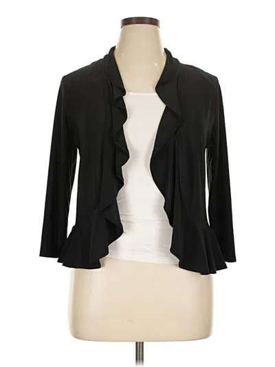 Pre-owned Nina Leonard Kimono In Black