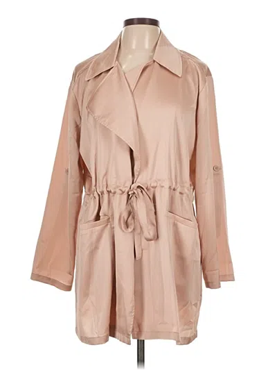 Pre-owned Nina Leonard Kimono In Brown