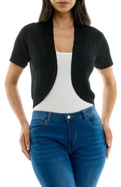 Nina Leonard Scalloped Bolero