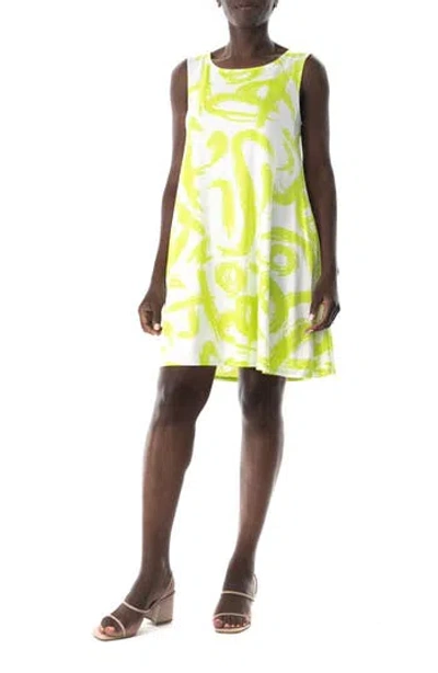 Nina Leonard Scoop Neck Sleeveless Dress