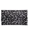 Nina Leopard Print All Over Crystal Envelope Clutch In Black Leopard